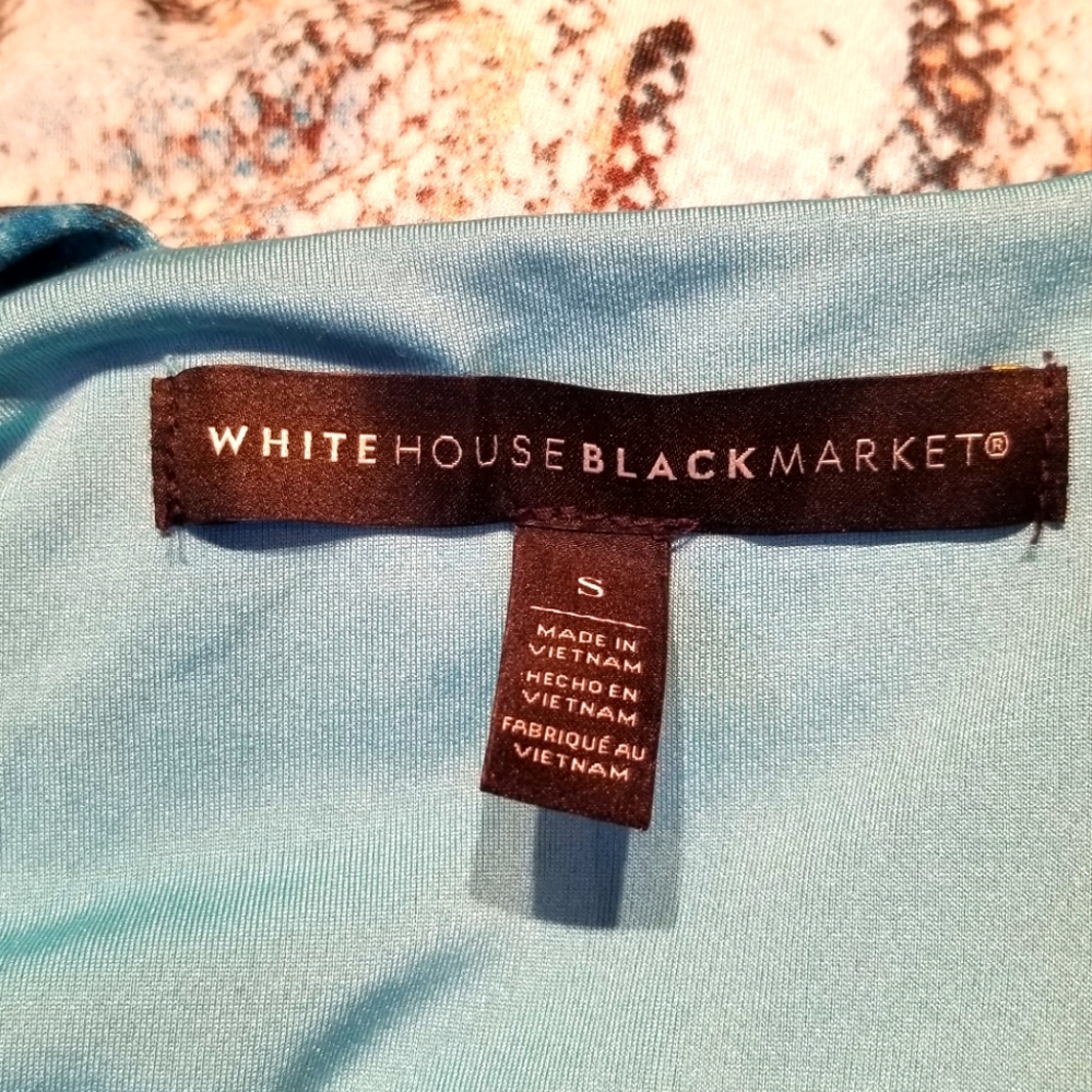 Whbm Halter Ombre Python Dress Small - image 4